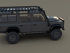 land rover defender 110 custom v1 3D Model
