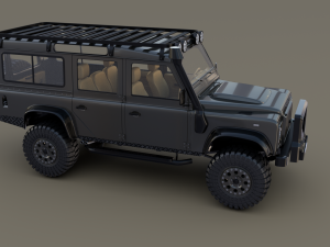 land rover defender 110 custom v1 3D Model