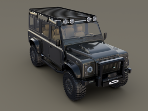 land rover defender 110 custom v1 3D Model