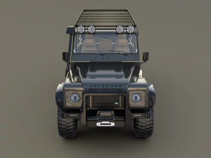 land rover defender 110 custom v1 3D Model