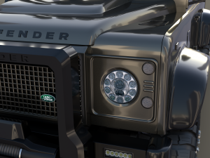 land rover defender 110 custom v1 3D Model