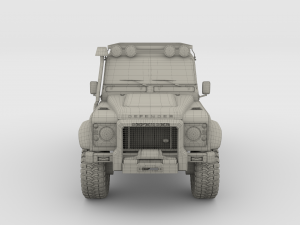 land rover defender 110 custom v1 3D Model