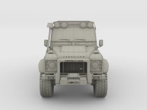 land rover defender 110 custom v1 3D Model