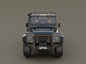 land rover defender 110 custom v1 3D Model