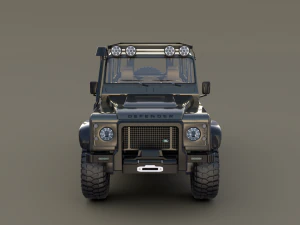 land rover defender 110 custom v1 3D Model