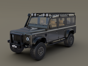 land rover defender 110 custom v1 3D Model