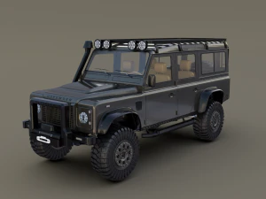land rover defender 110 custom v1 3D Model