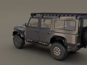 land rover defender 110 custom v1 3D Model