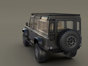 land rover defender 110 custom v1 3D Model