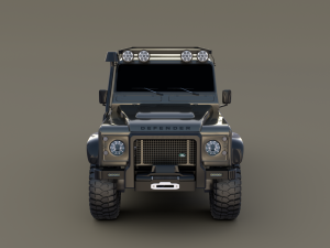 land rover defender 110 custom 3D Model
