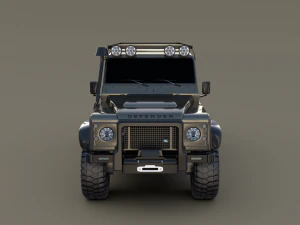 Ленд Ровер Дефендер 110 на заказ 3D Модель