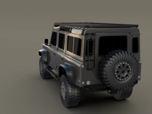 land rover defender 110 custom 3D Model