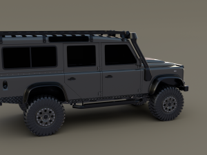 land rover defender 110 custom Modèle 3D