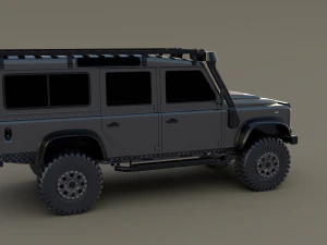 land rover defender 110 custom 3D Model