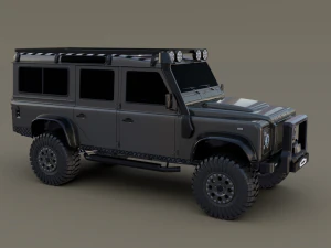 land rover defender 110 custom 3D Model