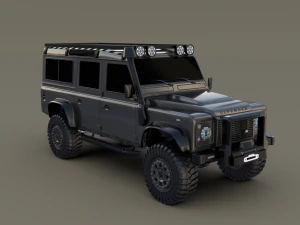 land rover defender 110 custom 3D Model