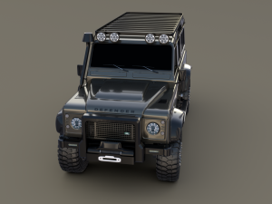 land rover defender 110 custom Modèle 3D