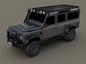land rover defender 110 custom Modèle 3D