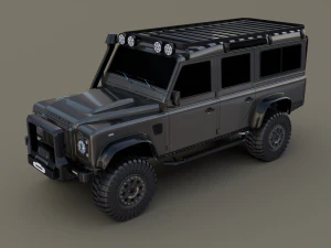 land rover defender 110 custom 3D Model