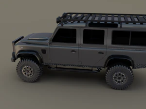 land rover defender 110 custom 3D Model