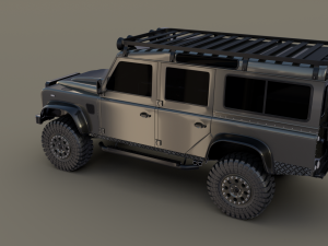 land rover defender 110 custom Modèle 3D