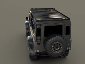 land rover defender 110 custom 3D Model