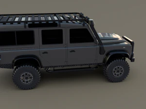 land rover defender 110 custom 3D Model