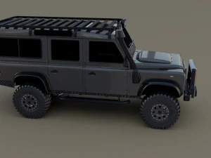 land rover defender 110 custom 3D Model