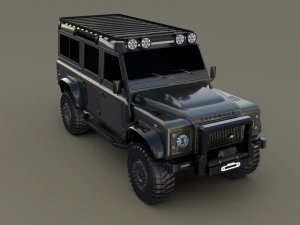 land rover defender 110 custom 3D Model