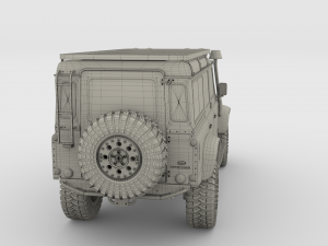 land rover defender 110 custom Modèle 3D
