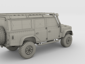 land rover defender 110 custom Modèle 3D
