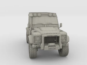 land rover defender 110 custom 3D Model