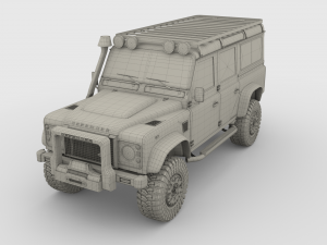 land rover defender 110 custom Modèle 3D