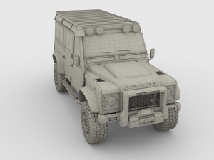 land rover defender 110 custom Modèle 3D
