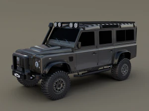 land rover defender 110 custom 3D Model
