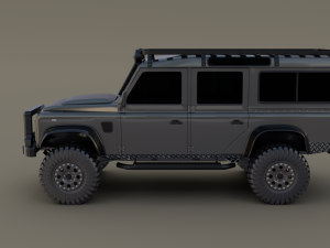land rover defender 110 custom Modèle 3D
