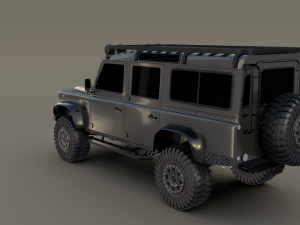land rover defender 110 custom Modèle 3D