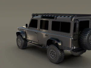 land rover defender 110 custom 3D Model
