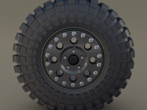 tibus offroad wheel w maxxis trepador tire 3D Model