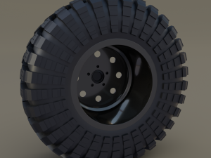 tibus offroad wheel w maxxis trepador tire Modello 3D