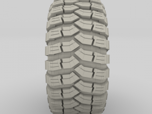 tibus offroad wheel w maxxis trepador tire Modello 3D