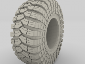 tibus offroad wheel w maxxis trepador tire Modello 3D