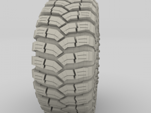 tibus offroad wheel w maxxis trepador tire Modello 3D
