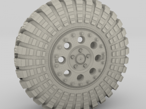 tibus offroad wheel w maxxis trepador tire Modello 3D