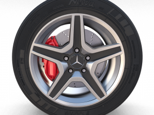 mercedes g class wheel full Modèle 3D