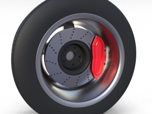 mercedes g class wheel full Modello 3D