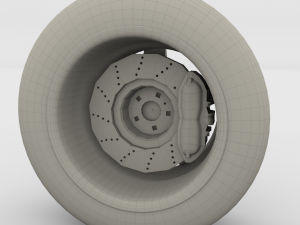 mercedes g class wheel full Modello 3D