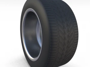 mercedes g class wheel 3D Model