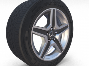 mercedes g class wheel Modèle 3D
