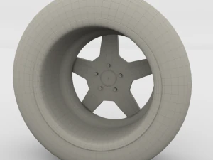mercedes g class wheel 3D Model